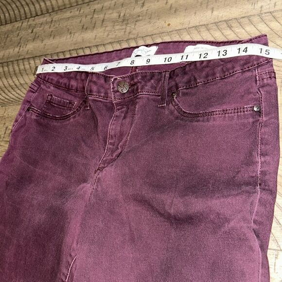 Cabernet 🍷 Colored Skinny Stretch Jeans 👖 by Jessica Simpson - Picture 5 of 17